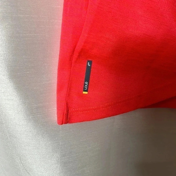 LOLE “BETH “ reflector  pink top. Oversize, asymmetrical back with criss cross - Picture 4 of 9